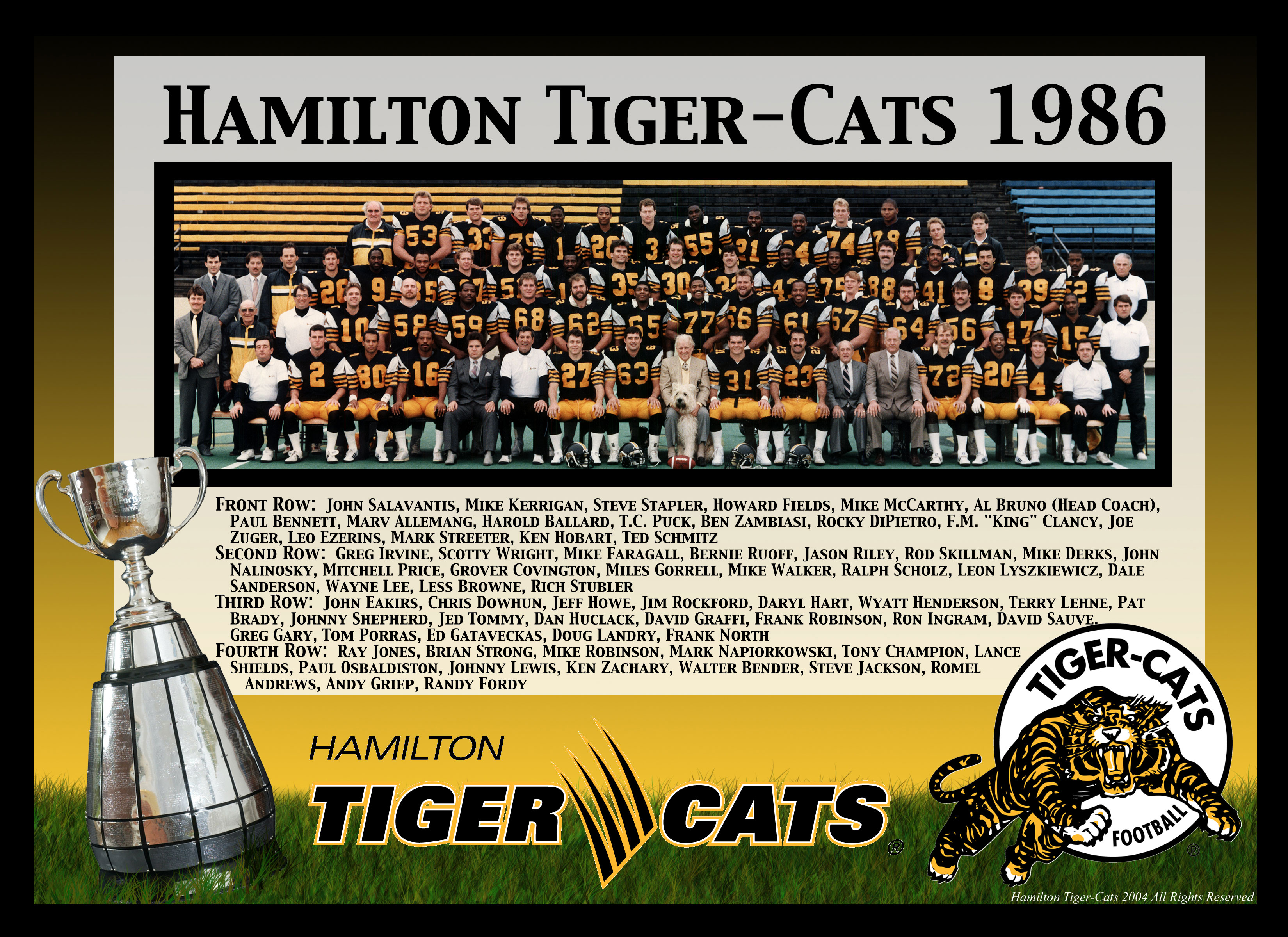 1986 Hamilton Tiger-Cats