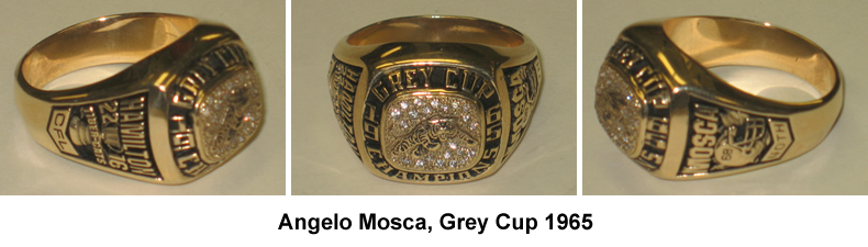 Angelo Mosca Grey Cup Ring, 1965